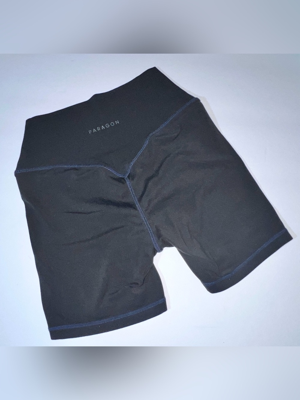 Paragon Icon High-Rise Sculptseam Black Bike 
Shorts Small